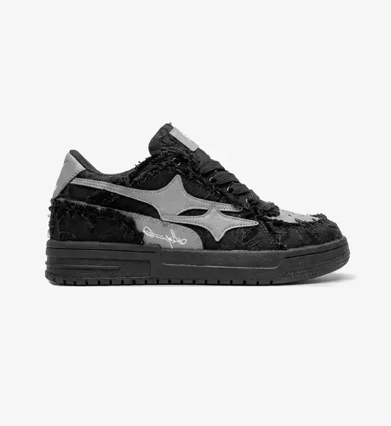 Y Side AIRLINE Carbon Black Sneakers (1)