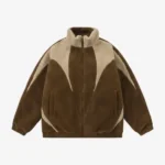 Y Side CLEAVER Fleece Jacket Marron (1)