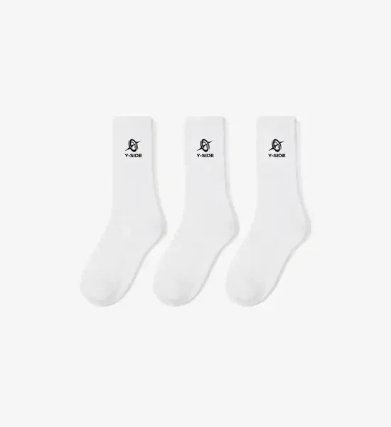 Y Side CONFORM Socks Blanc (1)