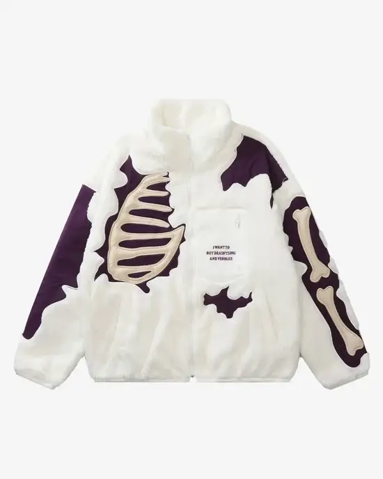 Y Side FALLING Fleece Blanc (1) Y Side FALLING Fleece Blanc (1)