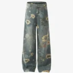 Y Side FLORAL Graphic Pants (1)