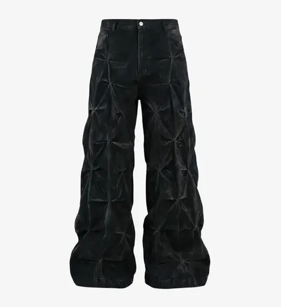 Y Side GRAVITY Textured Pants (1)