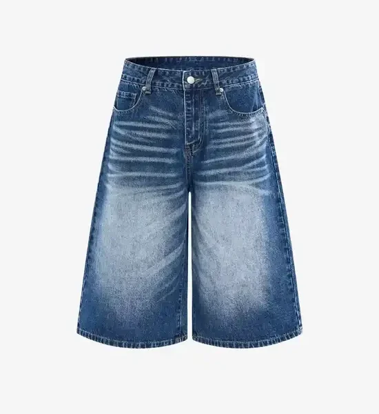 Y Side ICON Denim Jorts Bleu (1)