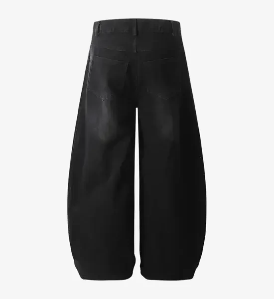 Y Side KASUAL Denim Pants Noir (4)