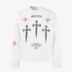 Y Side KRYST Graphic Longsleeve Blanc (1)