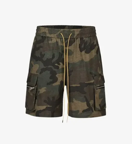 Y Side MILITARY Camo Shorts (1)