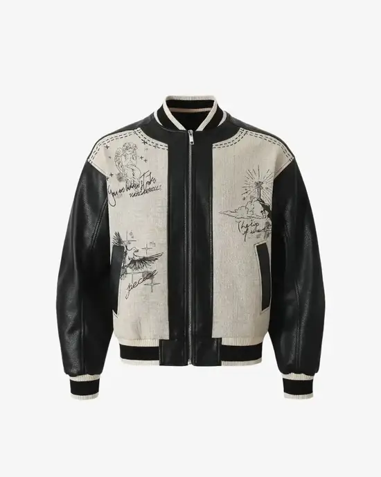 Y Side “Moment” Leather Jacket (1)