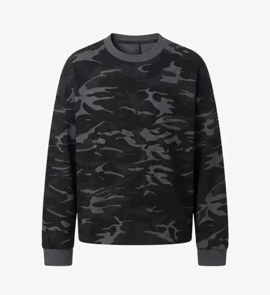 Y Side RECON Waffle Longsleeve Noir (1)
