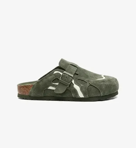 Y Side SAYKO Forest Green Clogs (1)