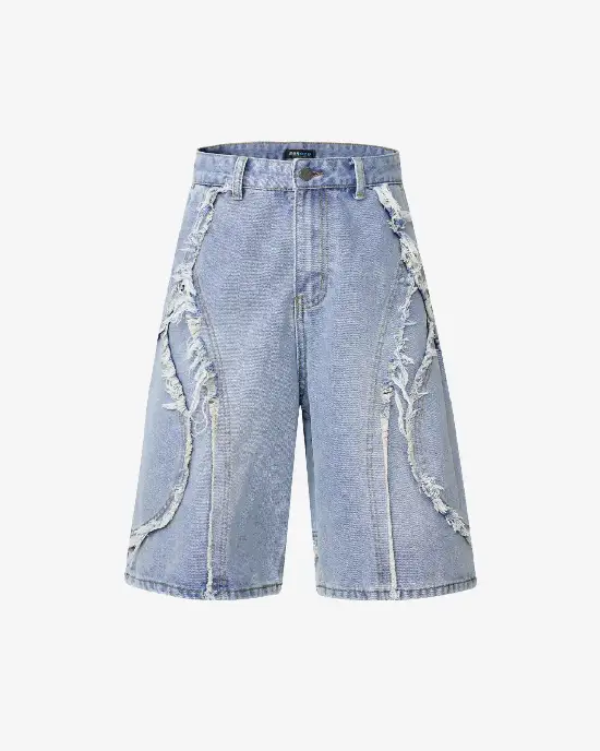 Y Side SLAY Distressed Jorts (1) Y Side SLAY Distressed Jorts (1)