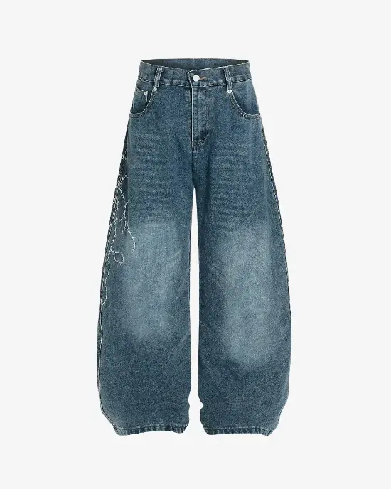Y Side SYLIA Embroidered Pants (1)