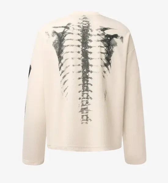 y side vessel waffle longsleeve beige (2)